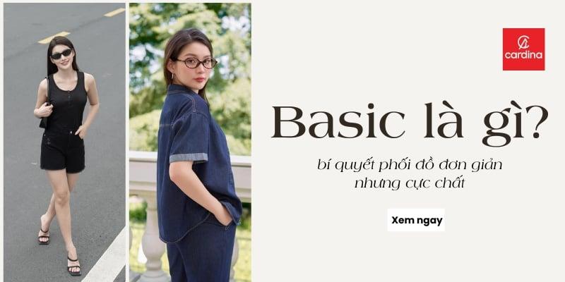 Người mẫu mặc trang phục màu trắng gạo thanh lịch, phối cùng phụ kiện đơn giản, phong cách tối giản